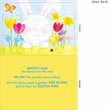 Easter Bunny Puzzle Greeting Card