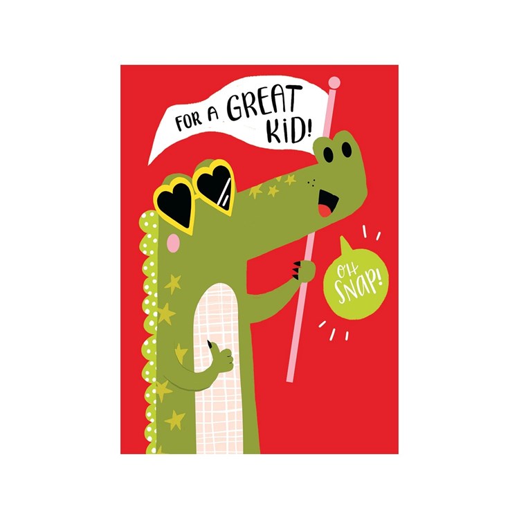 Gator Valentine Greeting Card
