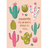 Stuck On You Cactus Greeting Card