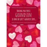 Stamped Hearts Greeting Card