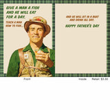 Teach a Man to Fish Greeting Card