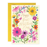 First Mother's Day Flowers Greeting Card