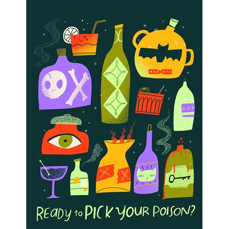 Pick Your Poison Greeting Card