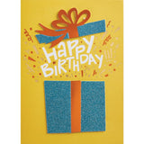 Happy Bday Open Present Greeting Card