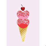 Scoops of Love Greeting Card