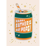 Father's Day Pops Can Greeting Card