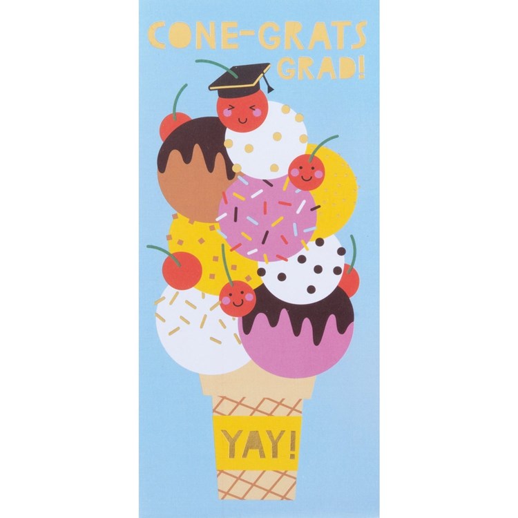 Trendy Grad Icon Greeting Card