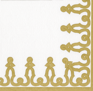 CN Dessin Passementerie Gold- Paper Linen