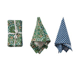 Block Print Cotton Napkins | Set of 4