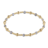 Dignity Sincerity Pattern 4mm Bead Bracelet- Labradorite