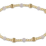 Dignity Sincerity Pattern 4mm Bead Bracelet - Moonstone