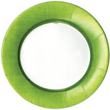 Round Moss Green Dinner Plate
