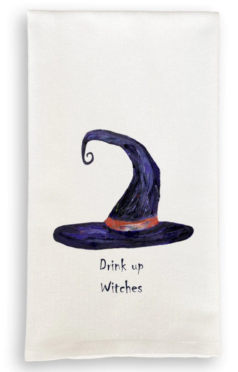 Drink Up Witches Dish Towel D400