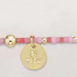 egirl Hope Unwritten Bracelet - Party Like a Flockstar - Small Gold Disc