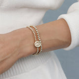 ecollegiate Egirl classic gold 3mm UGA bracelet