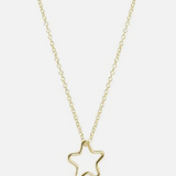 egirl 14" Necklace Gold- Star Gold Charm