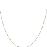 15" Choker Simplicity Chain Gold 2MM Pearl