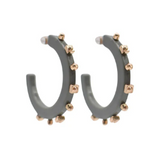 Solid Jewel Hoop - Small