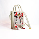 Mini Calista Clear + Red and Black Paisley Twillionaire (WS)