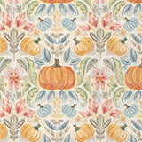 Fall Toile Pumpkin Guest Towel