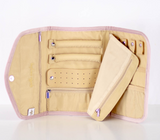 Quilted Jewelry Clutch Light Pink 9.25x6.5