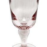Acrylic Flared Water Glass- Lt Rose