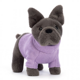 Sweater French Bulldog Purple