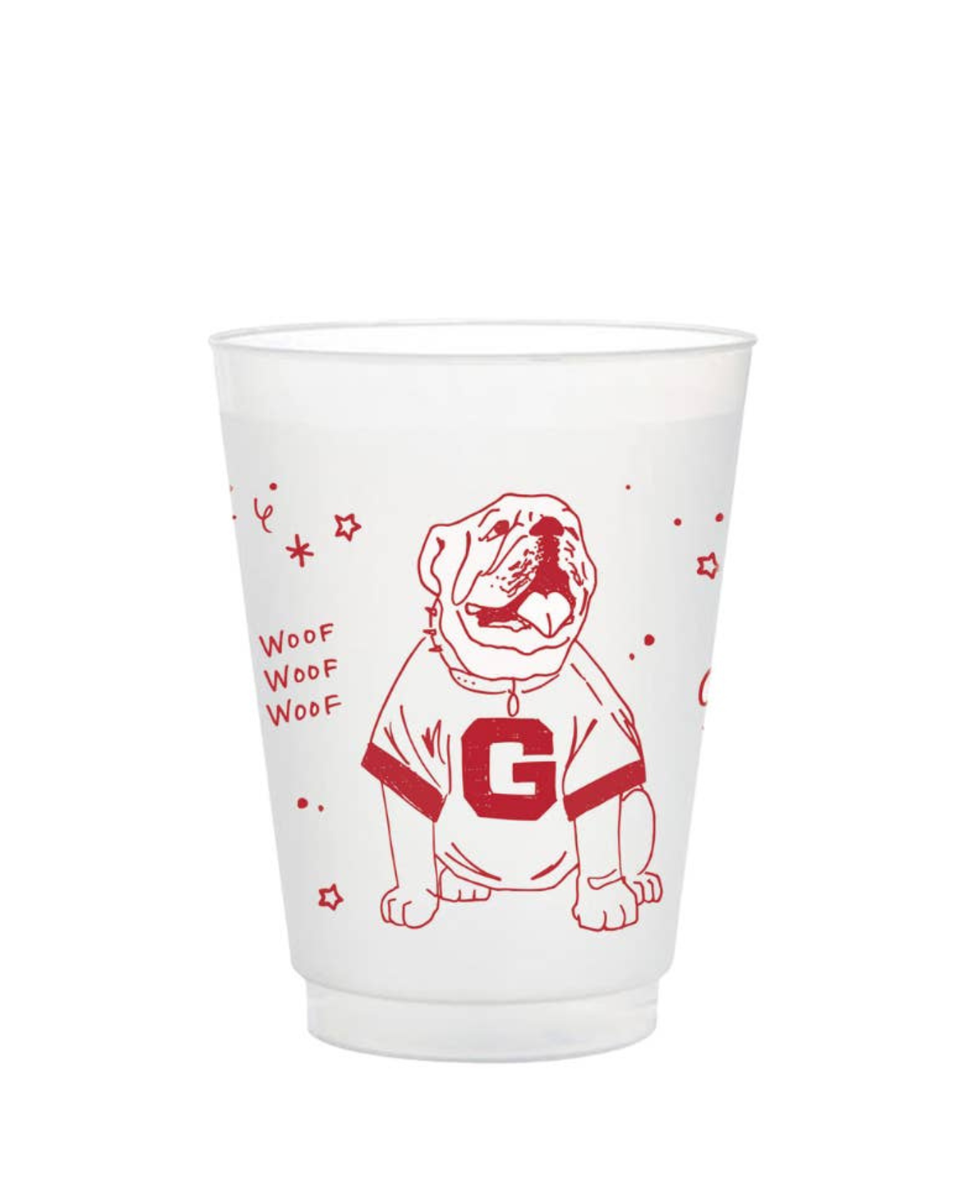 a cup with a dog on it