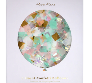 Iridescent Giant Confetti Balloons