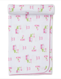 Golf cart blanket pink