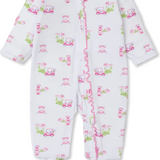 Golf cart footie w/ zipper pink