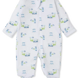 Golf Club Footie with Zipper | Blue