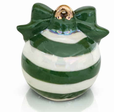 A282 Deck The Halls Green Ornament Mini