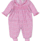Hearts Abloom Pink Footie