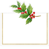 Holly Sprig Place Card