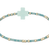 egirl Hope Unwritten Signature Cross Bracelet- Mint To Be