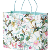 Gift Bag Hummingbird Trellis Large