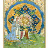 Illuminated Virgin and Child Boxed Christmas Cards
