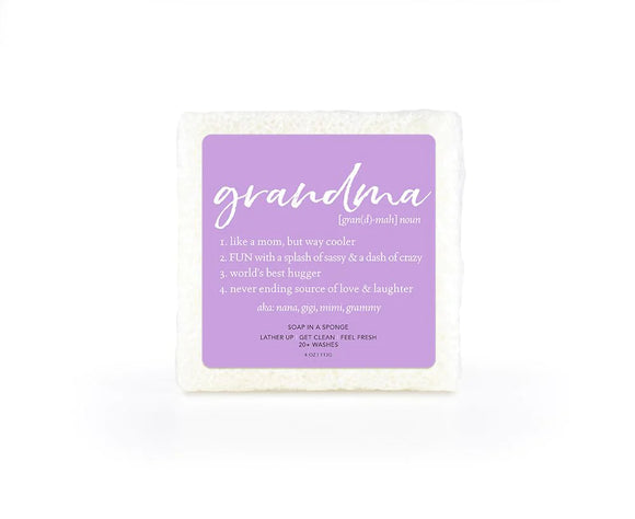 Grandma Soap in a Sponge