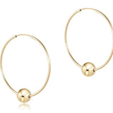 Endless Gold 1.25" Hoop- Classic 8MM Gold