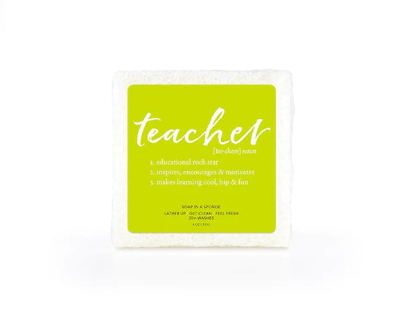 Teacher Soap in a Sponge