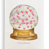 Love Snowglobe with Quote "I'm All Shook Up" D1108Q