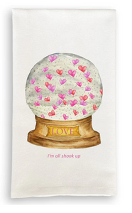 Love Snowglobe with Quote "I'm All Shook Up" D1108Q