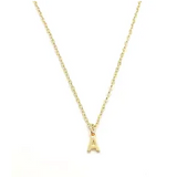 Tiny Initial Necklace