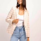 Jasper Patched Tweed Blazer