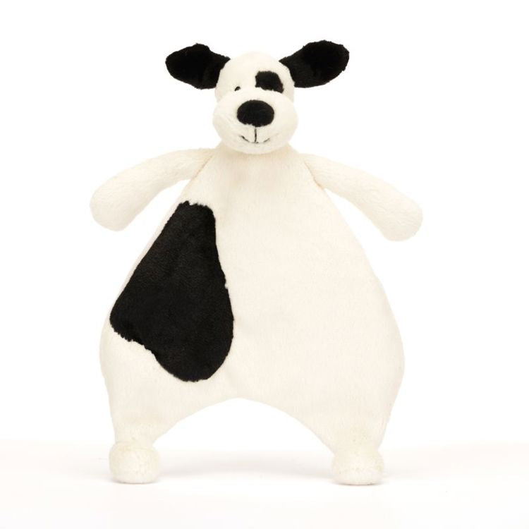 Bashful Black & Cream Puppy Comforter (LIMIT 12)