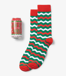 The Christmas Type Jingle all the Way Beer Can Socks