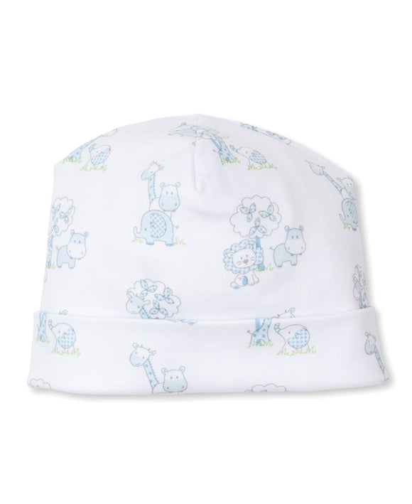 Gingham Jungle Light Blue Hat