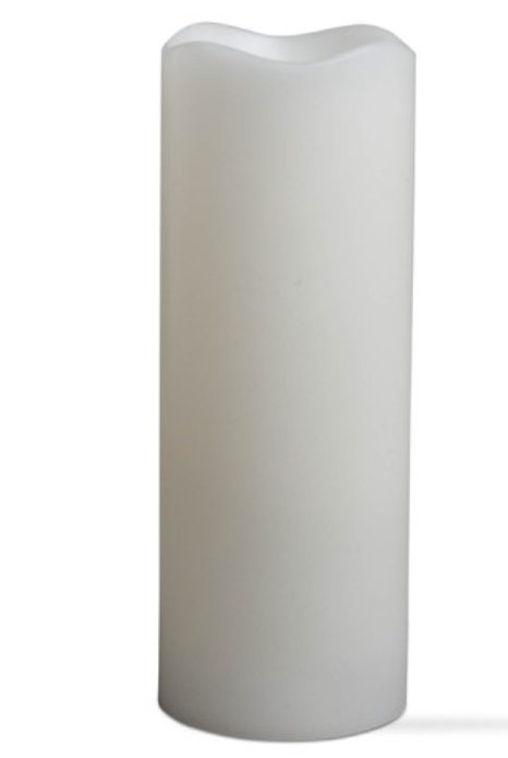 LED Pillar Candle 3x8- Ivory