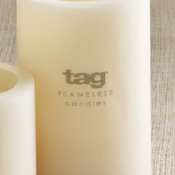 LED Pillar Candle 4x6- Ivory
